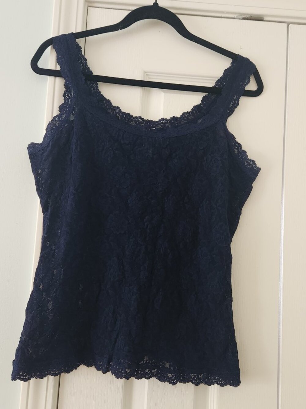 Hanky Panky Lace Camisole Navy Blue